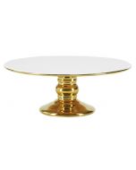 Cake Stand Gold and White 